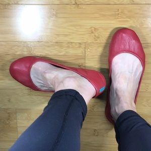 Tieks ballet flat, Cardinal Red